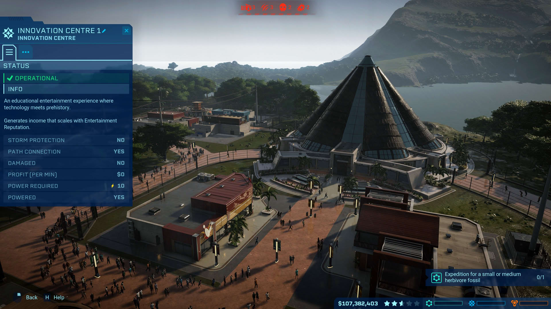 Screenshot for Jurassic World Evolution