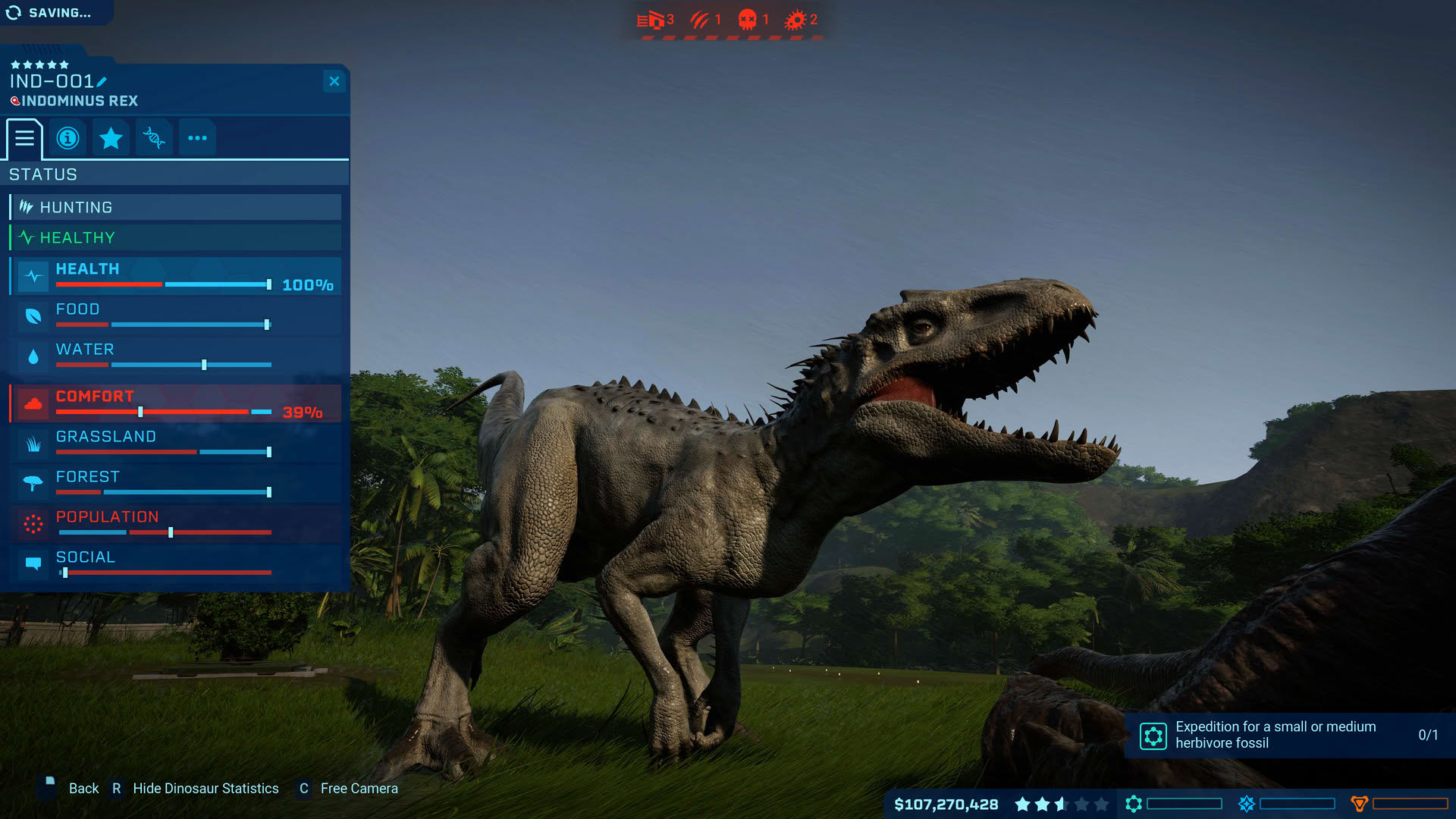 Screenshot for Jurassic World Evolution