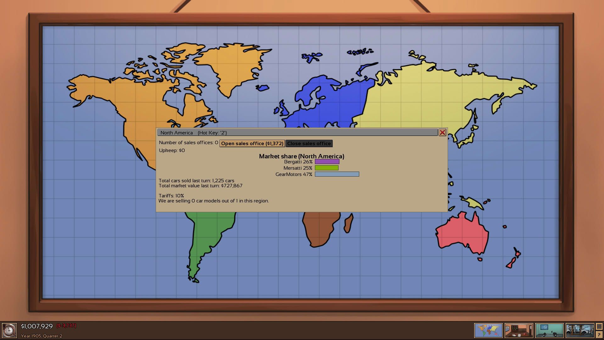 Screenshot for Automobile Tycoon