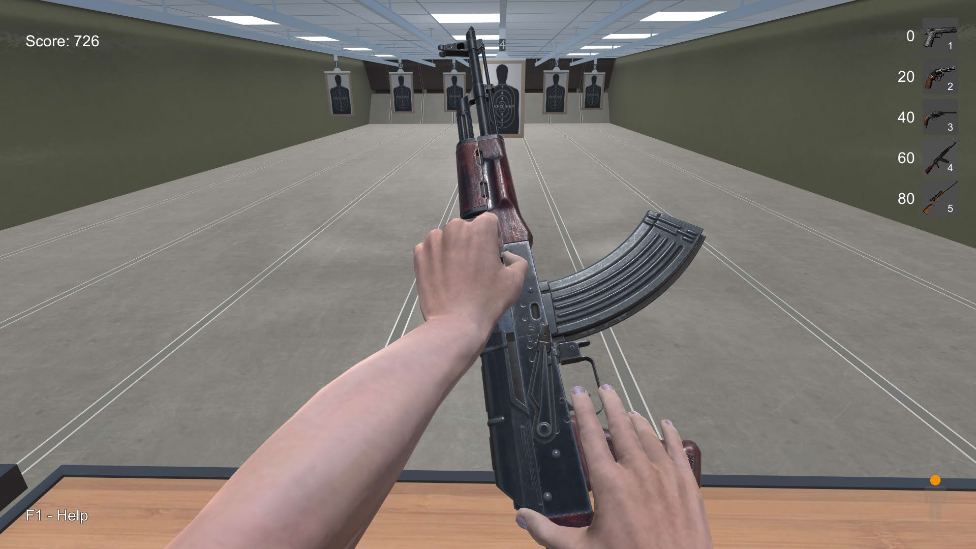 Screenshot for Hand Simulator