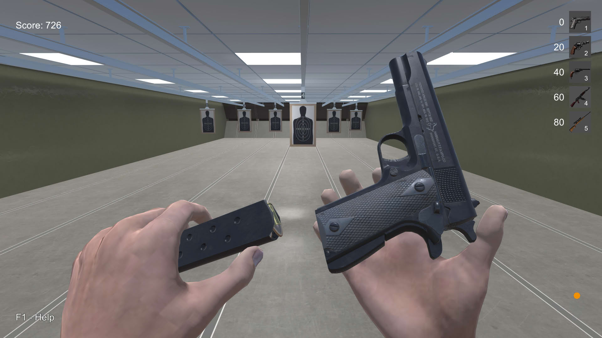Screenshot for Hand Simulator