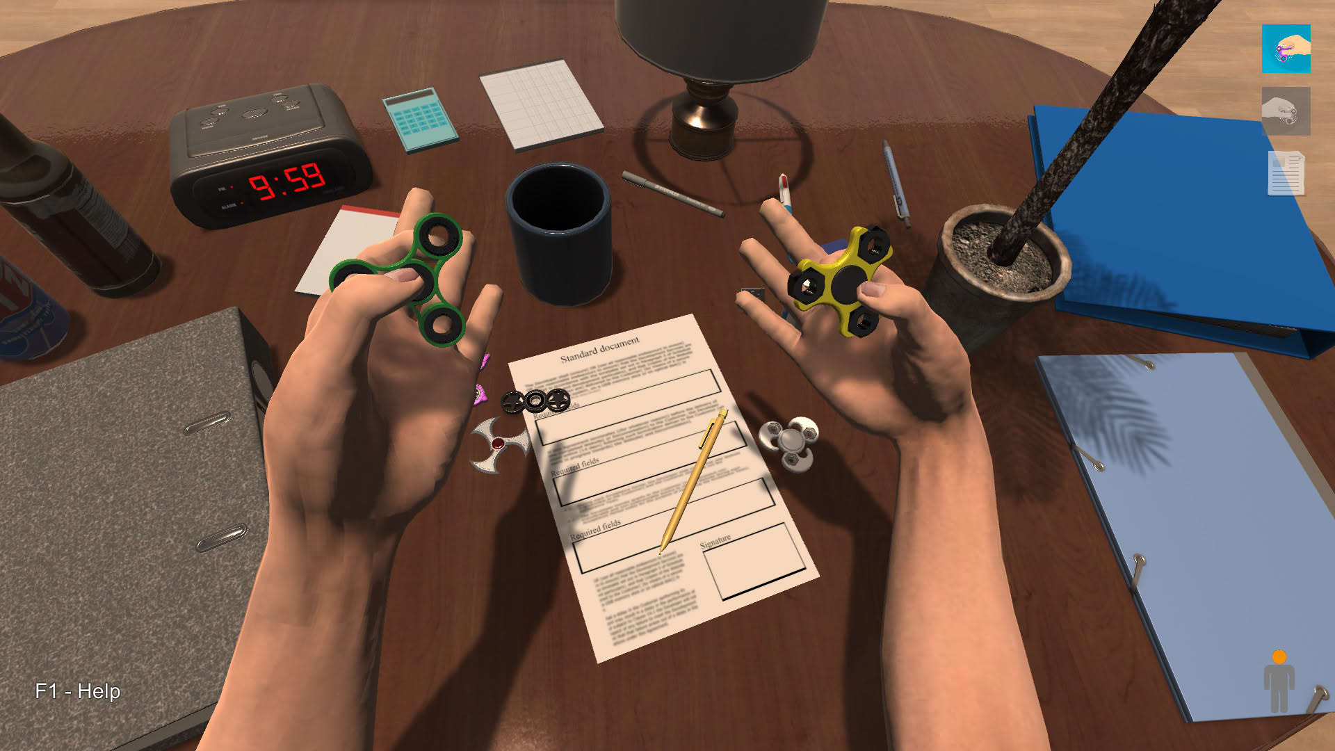 Screenshot for Hand Simulator