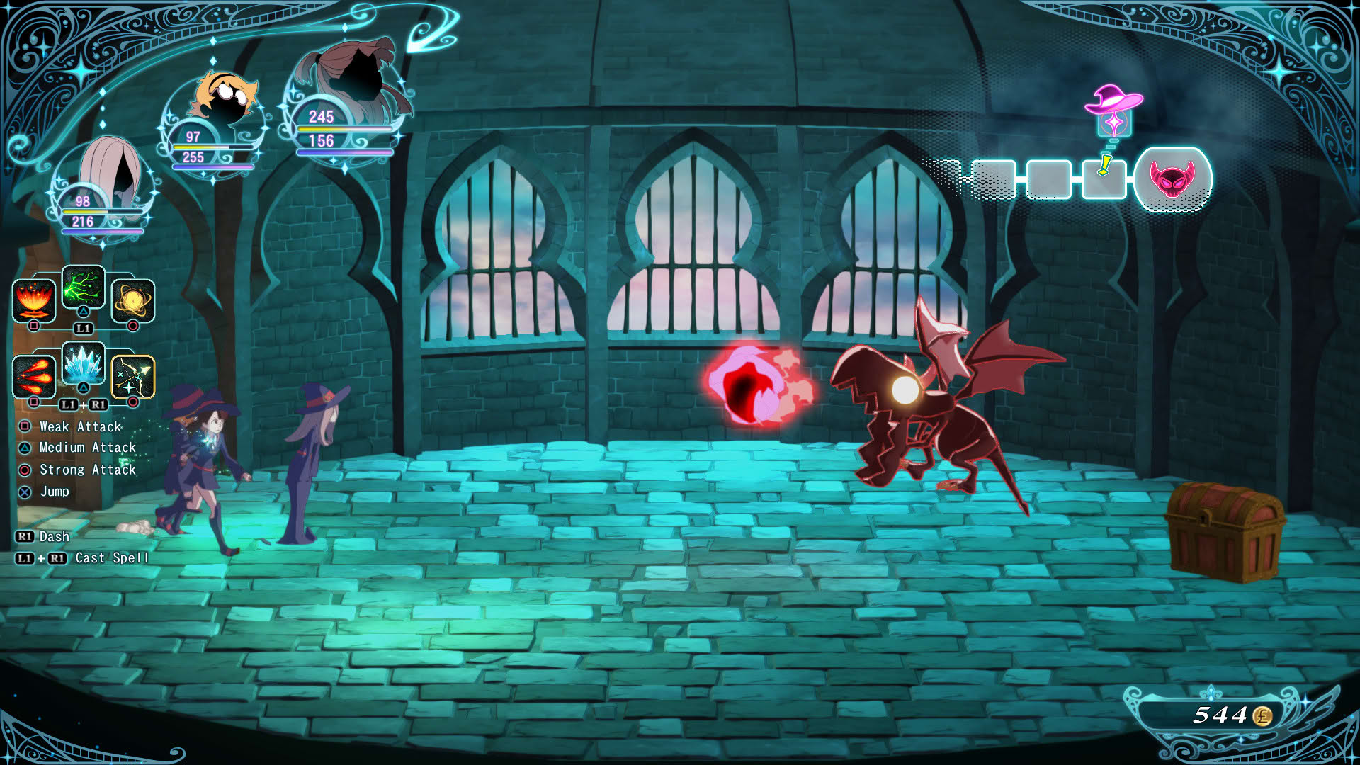 Screenshot for Little Witch Academia: Chamber of Time