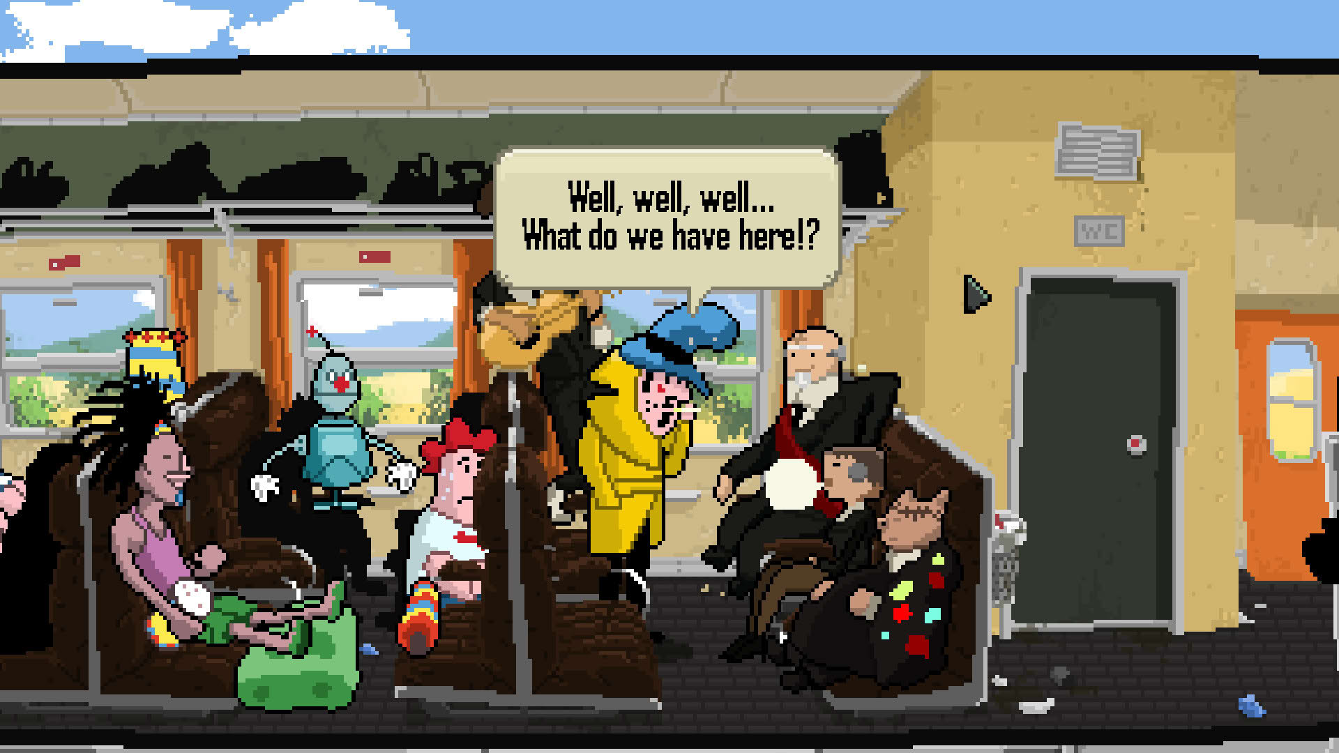 Screenshot for Detective Case and Clown Bot in: The Express Killer