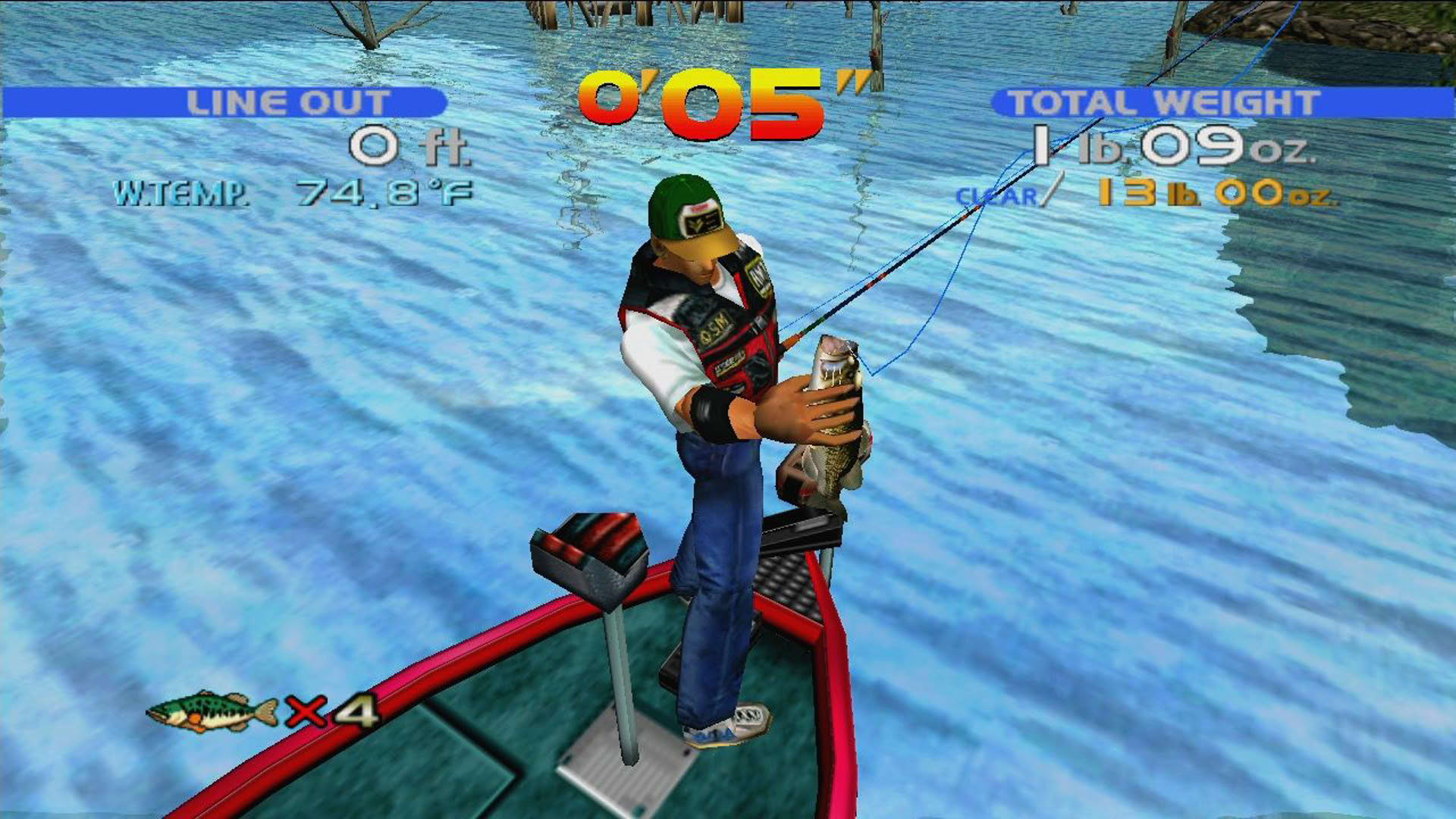 Screenshot for Sega Bass Fishing