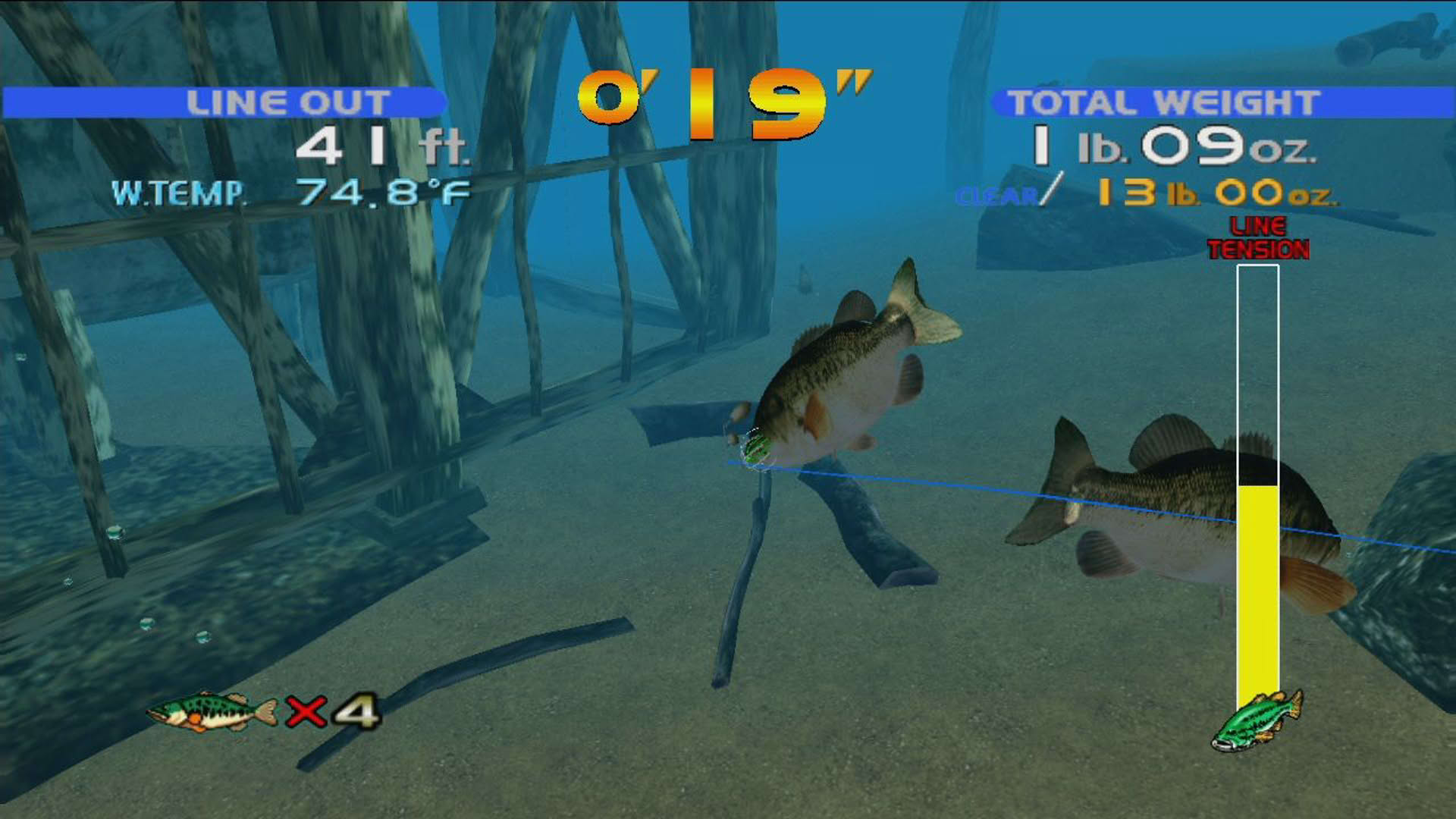 Screenshot for Sega Bass Fishing