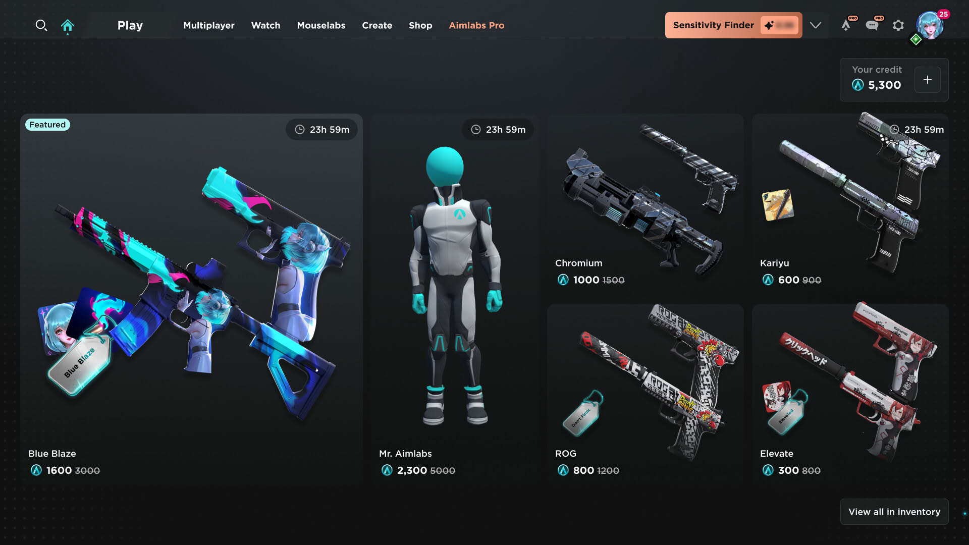 Screenshot for Aimlabs
