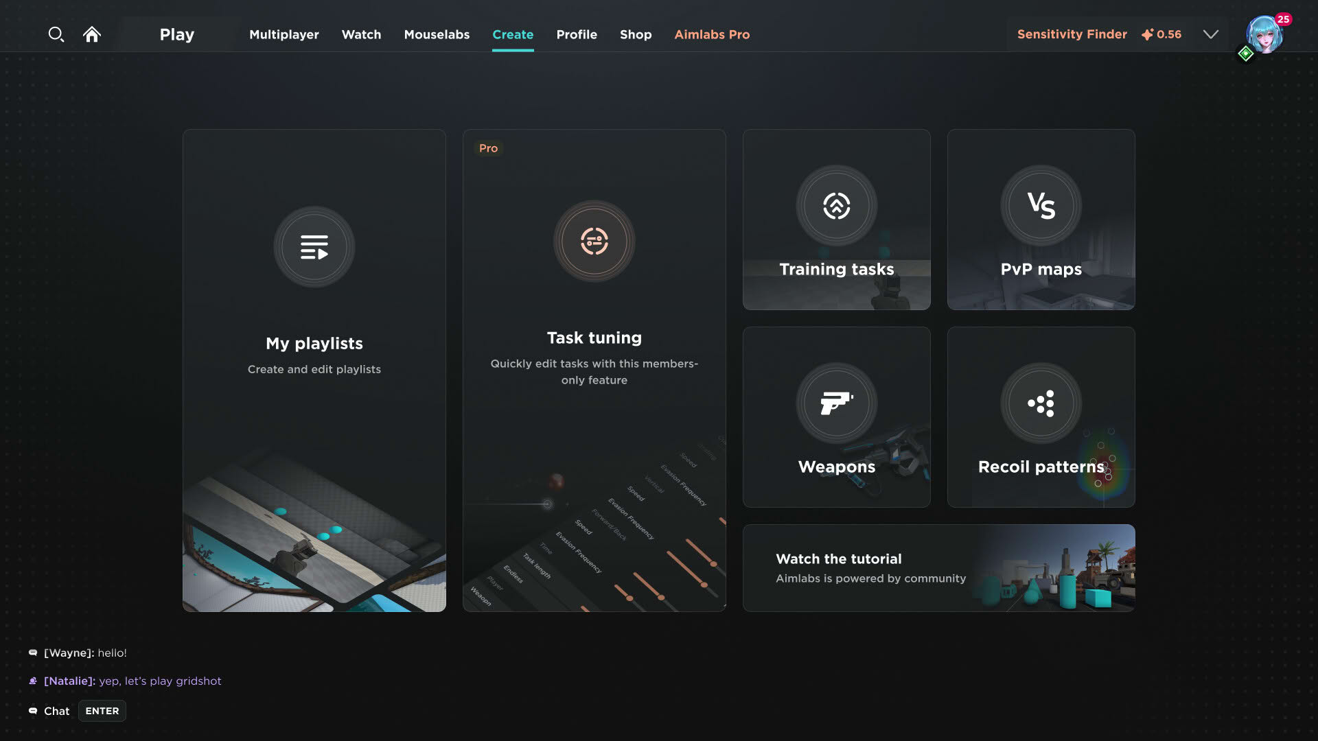 Screenshot for Aimlabs