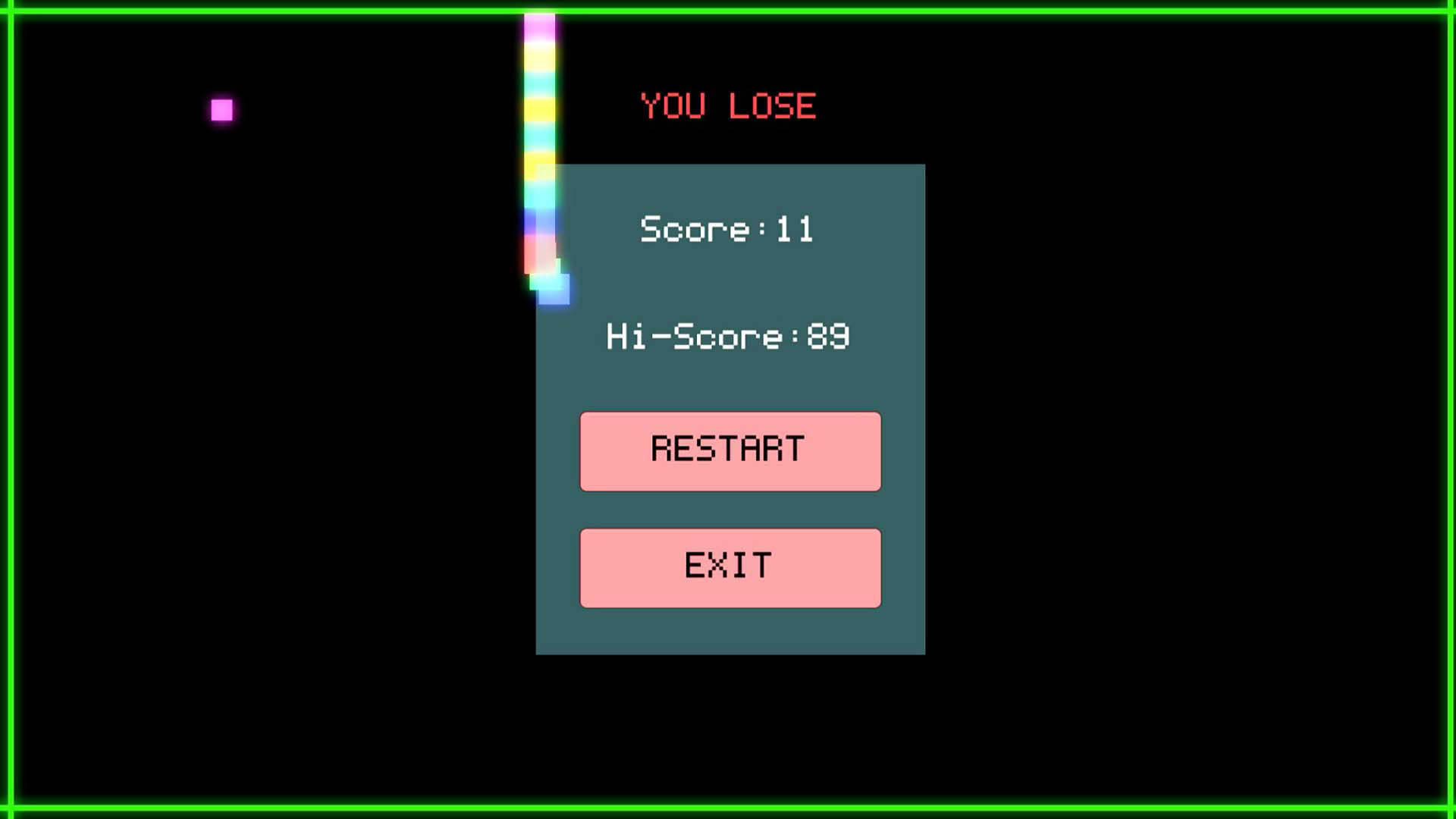 Screenshot for Rainbow Snake