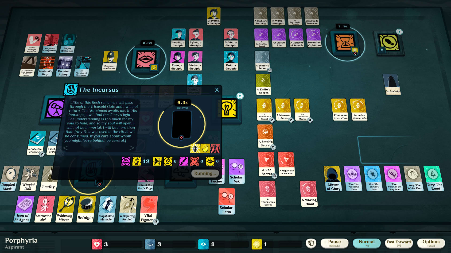 Screenshot for Cultist Simulator