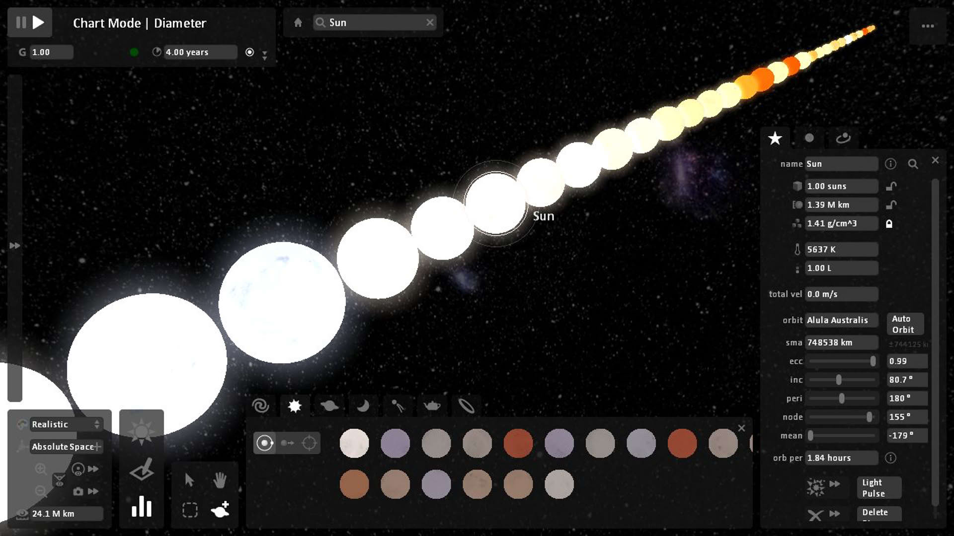 Screenshot for Universe Sandbox Legacy