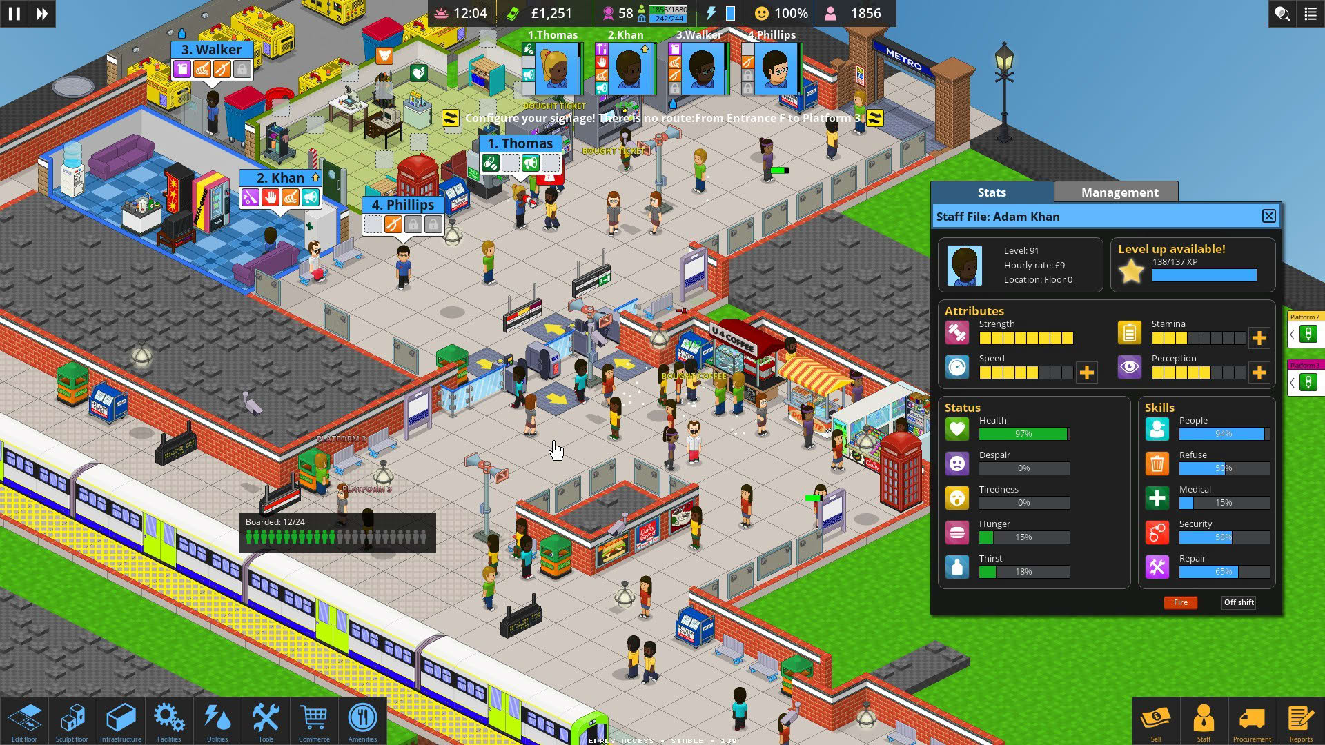Screenshot for Overcrowd: A Commute 'Em Up