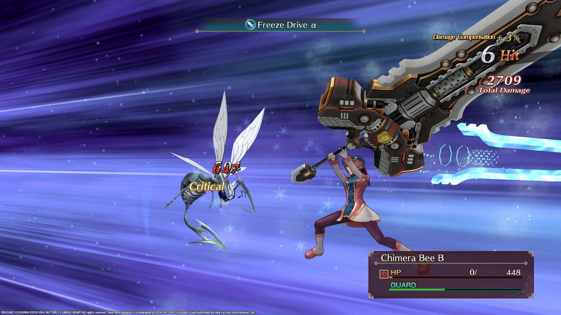 Screenshot for Dark Rose Valkyrie
