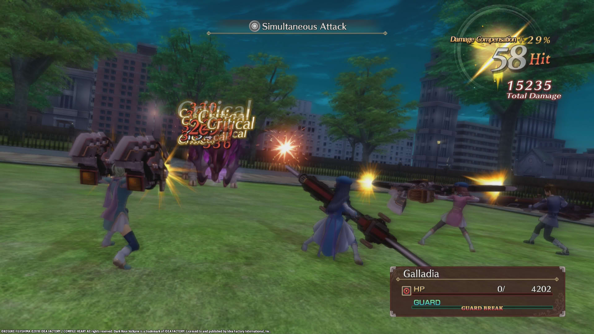 Screenshot for Dark Rose Valkyrie