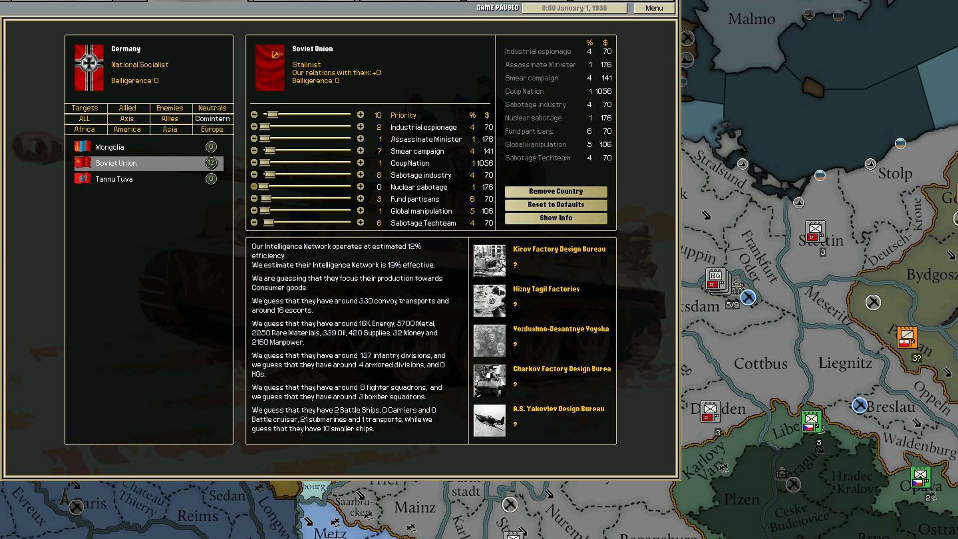 Screenshot for Darkest Hour: A Hearts of Iron Game