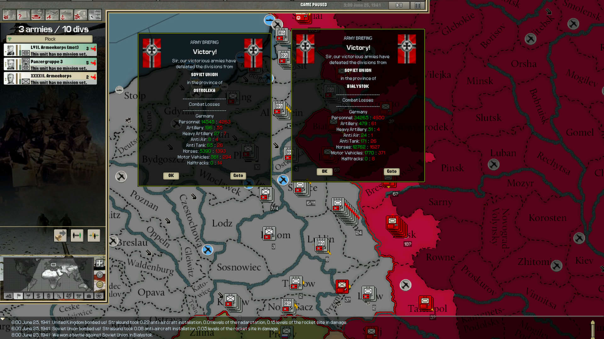 Screenshot for Darkest Hour: A Hearts of Iron Game
