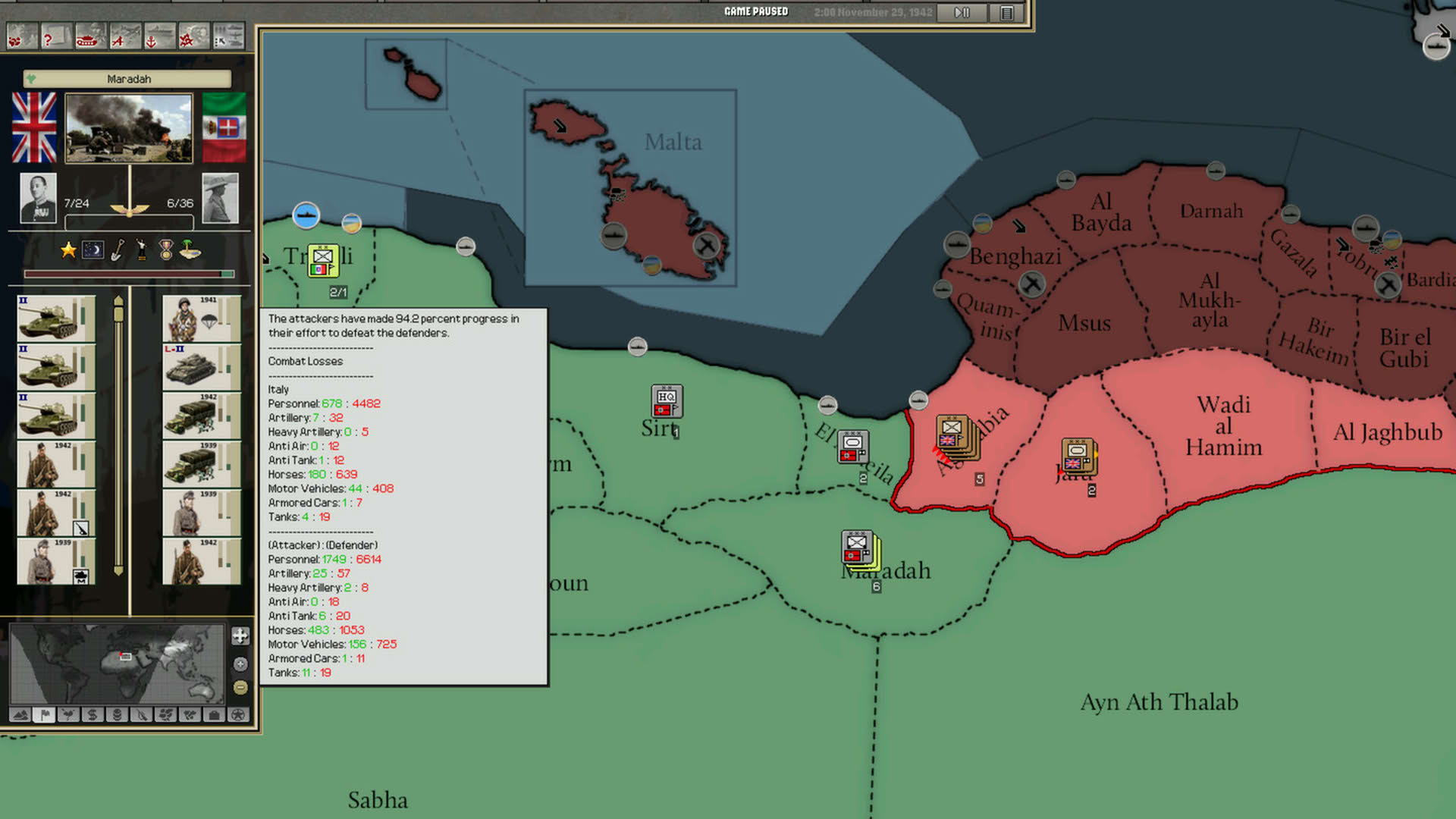 Screenshot for Darkest Hour: A Hearts of Iron Game