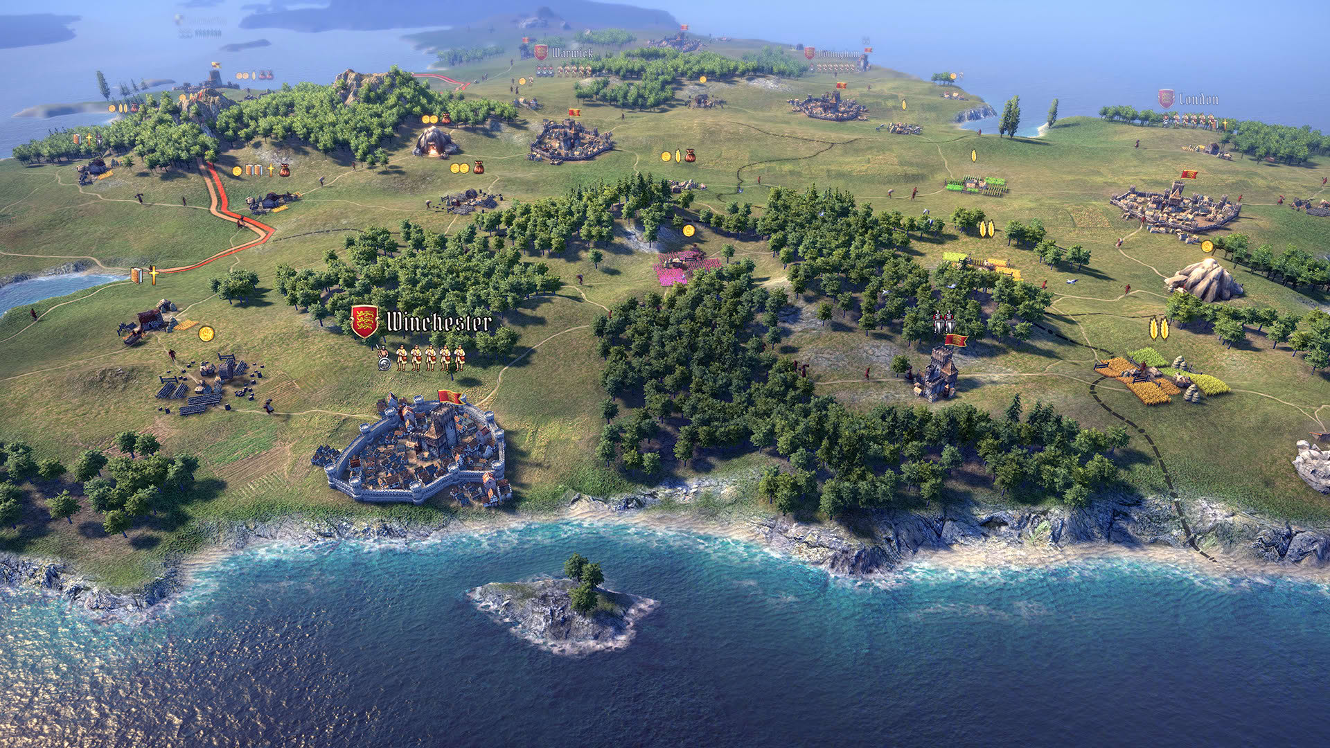 Screenshot for Knights of Honor II: Sovereign