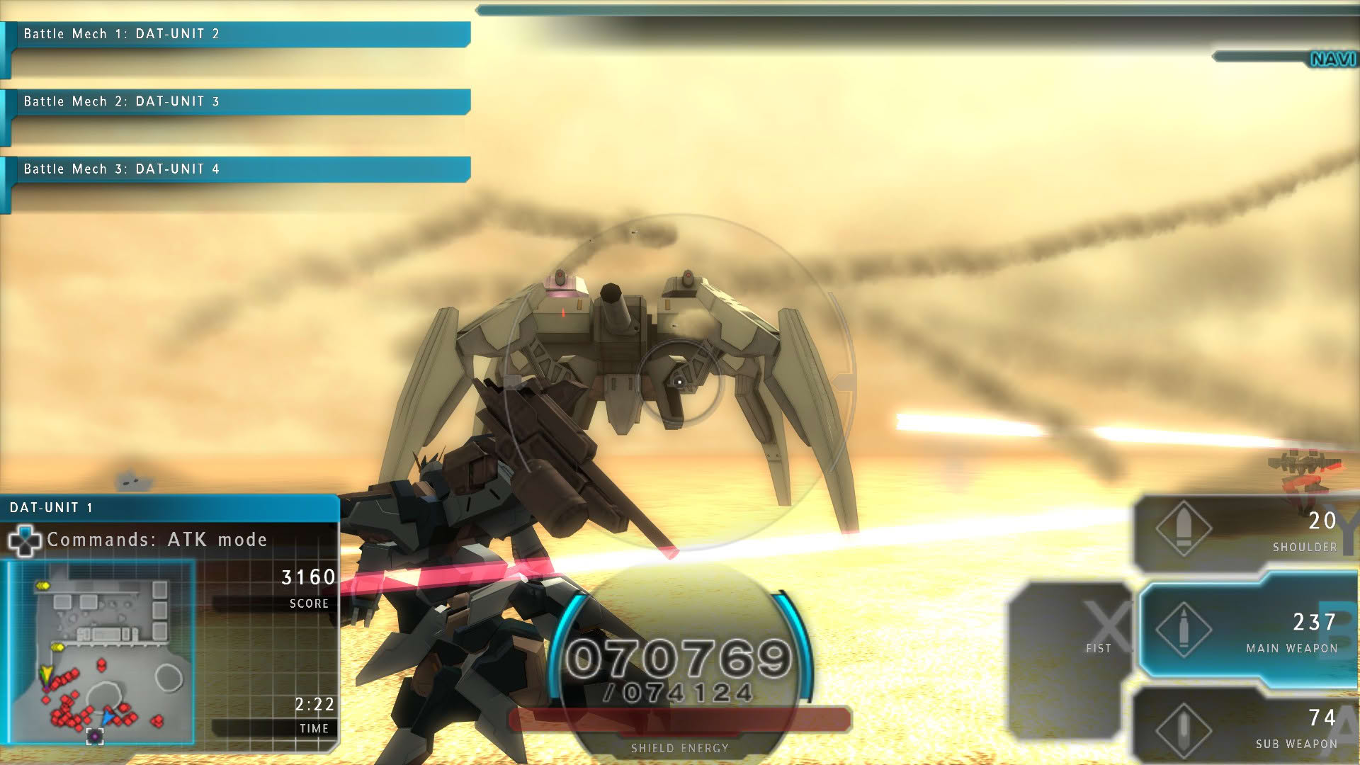 Screenshot for Assault Gunners HD Edition