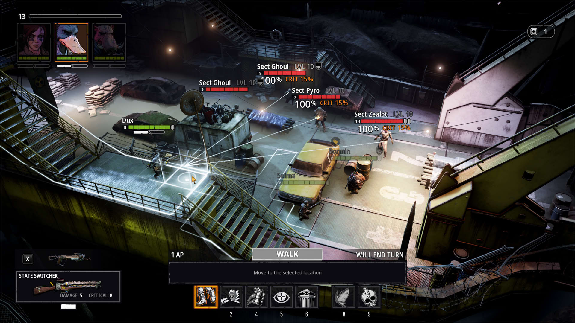Screenshot for Mutant Year Zero: Road to Eden