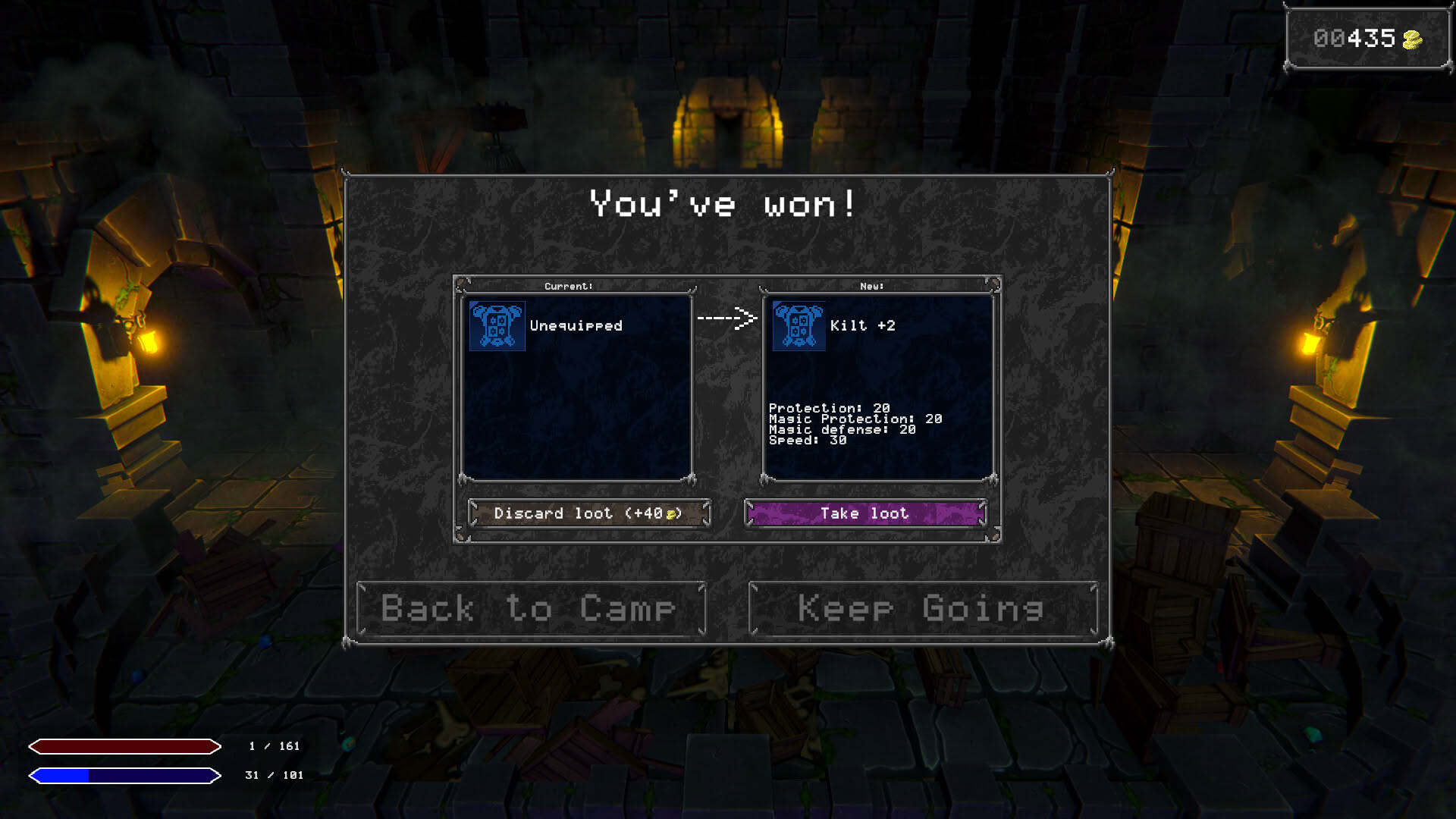 Screenshot for Dungeon of the Forgotten King