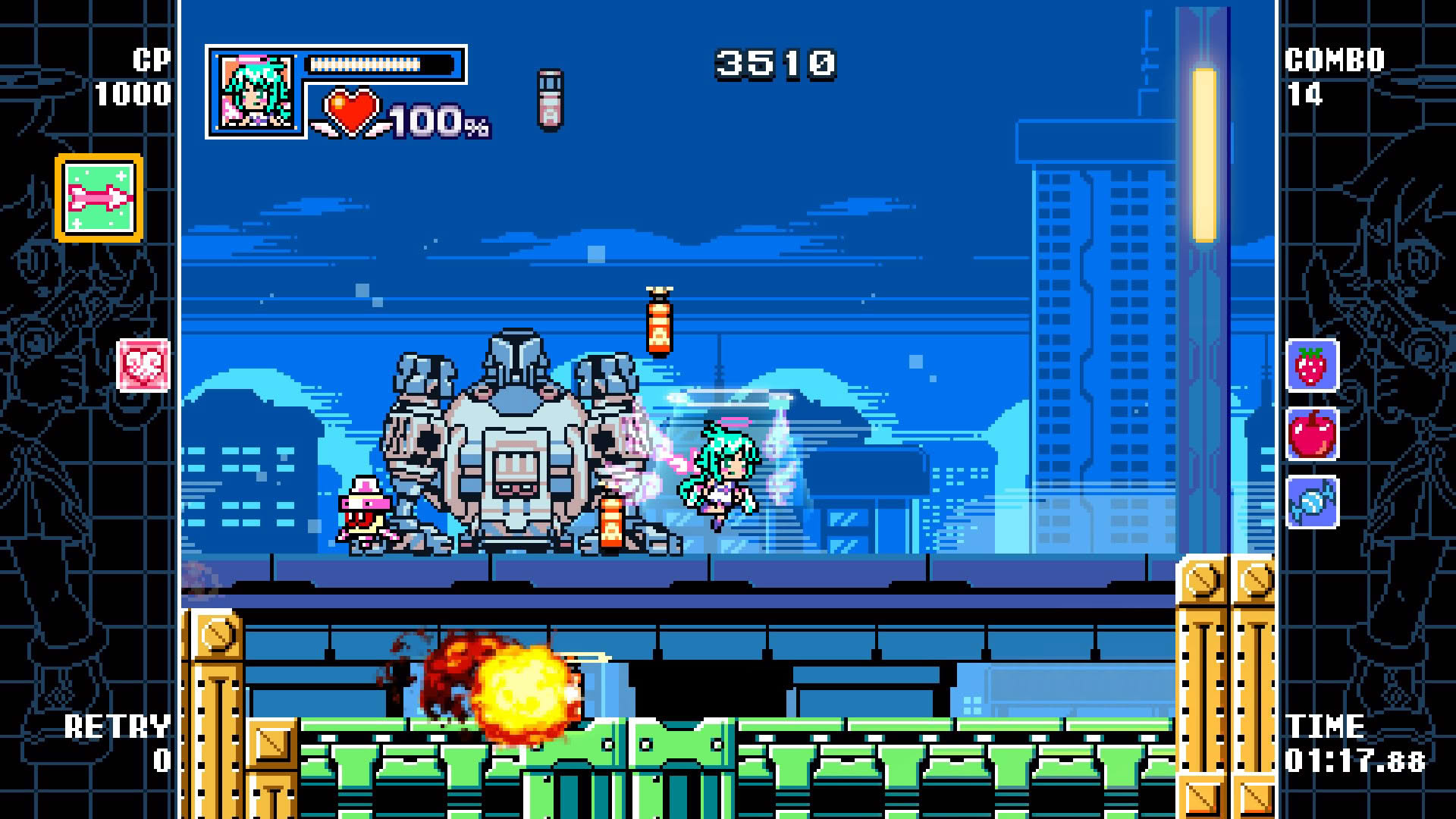 Screenshot for Mighty Gunvolt Burst