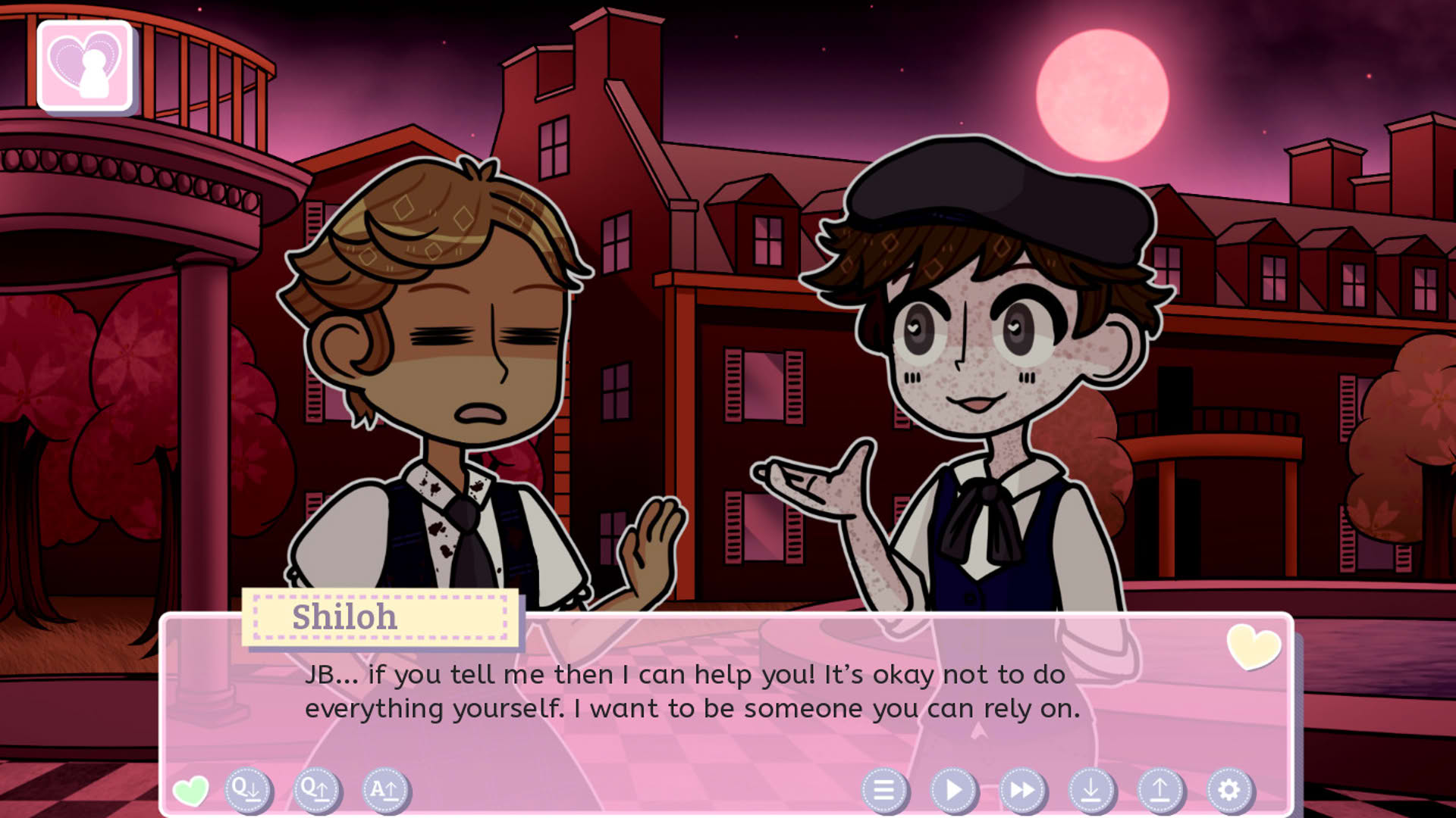 Screenshot for XOXO Blood Droplets
