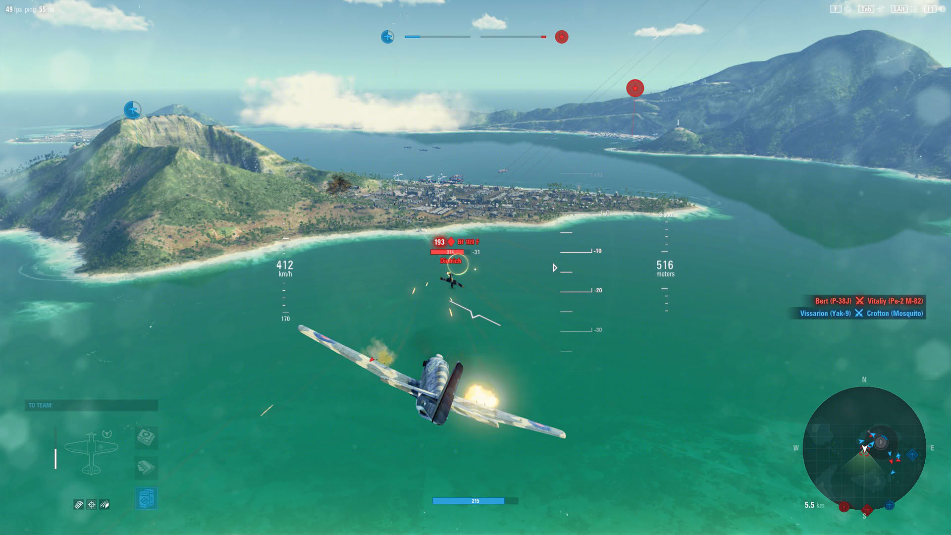 Screenshot for World of Warplanes