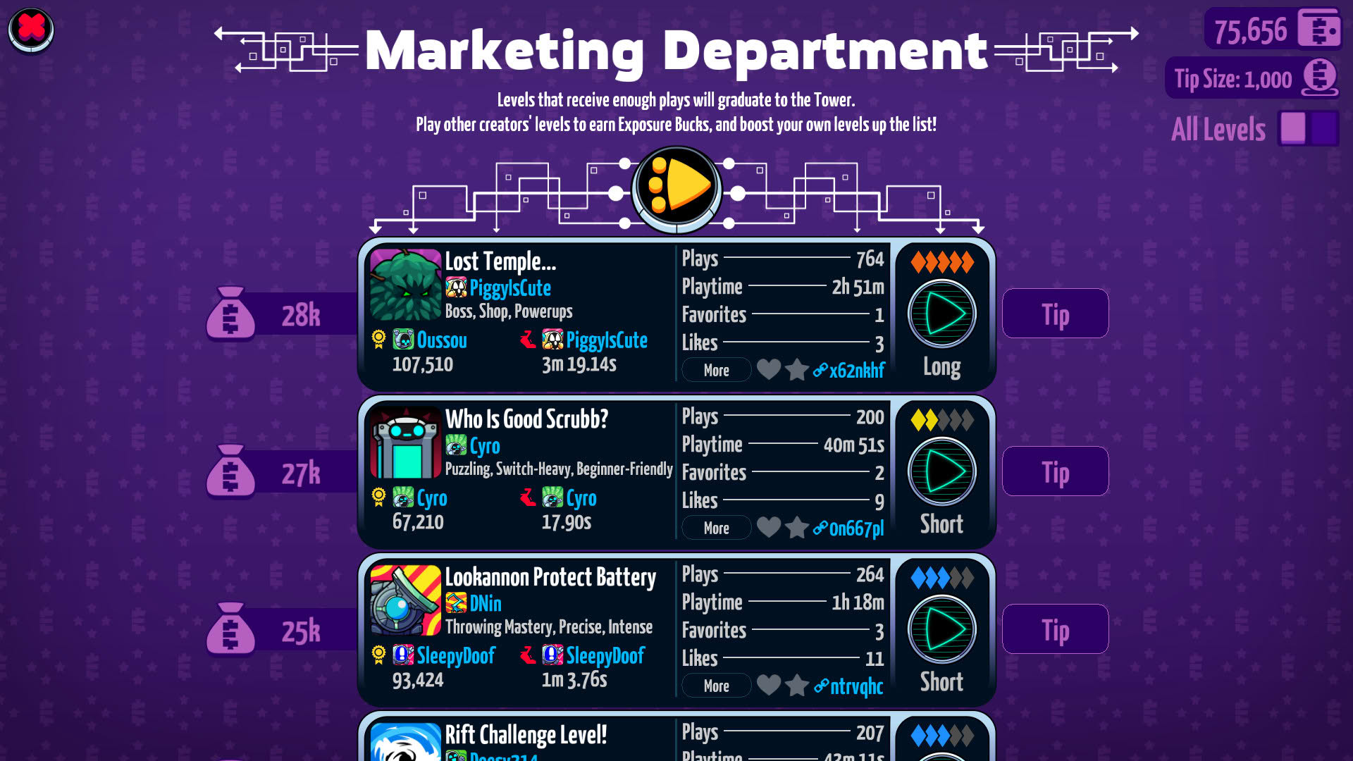 Screenshot for Levelhead