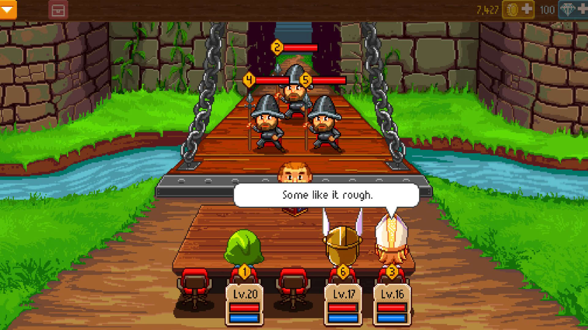 Screenshot for Knights of Pen and Paper II