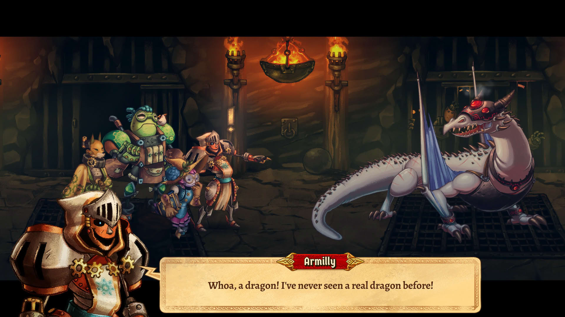 Screenshot for SteamWorld Quest: Hand of Gilgamech