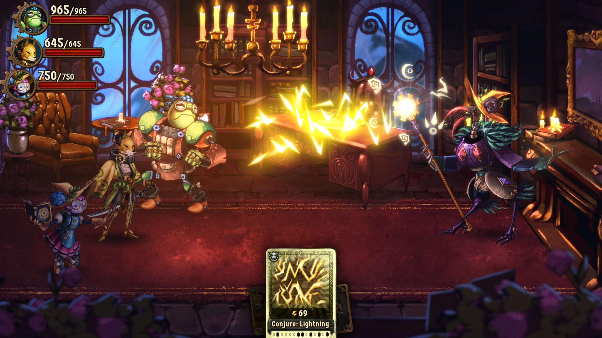 Screenshot for SteamWorld Quest: Hand of Gilgamech