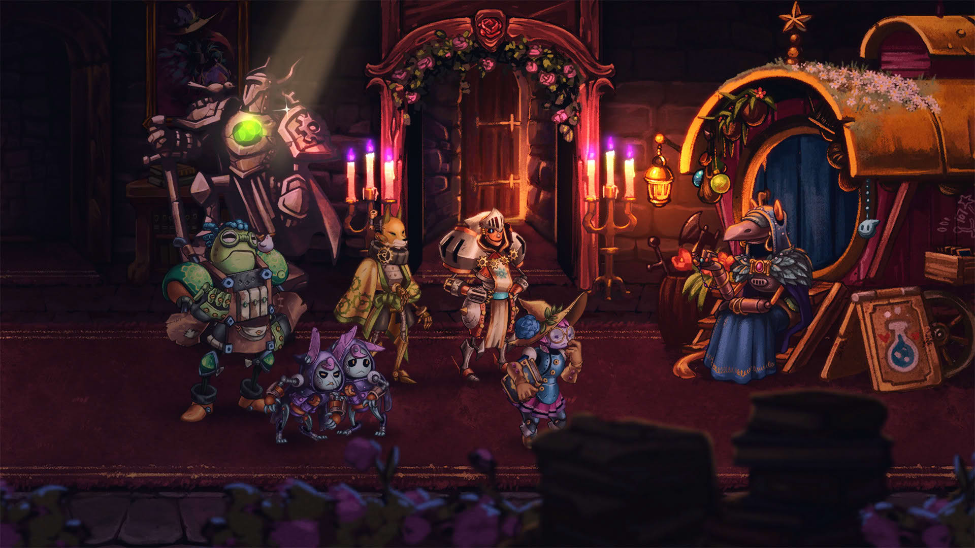 Screenshot for SteamWorld Quest: Hand of Gilgamech