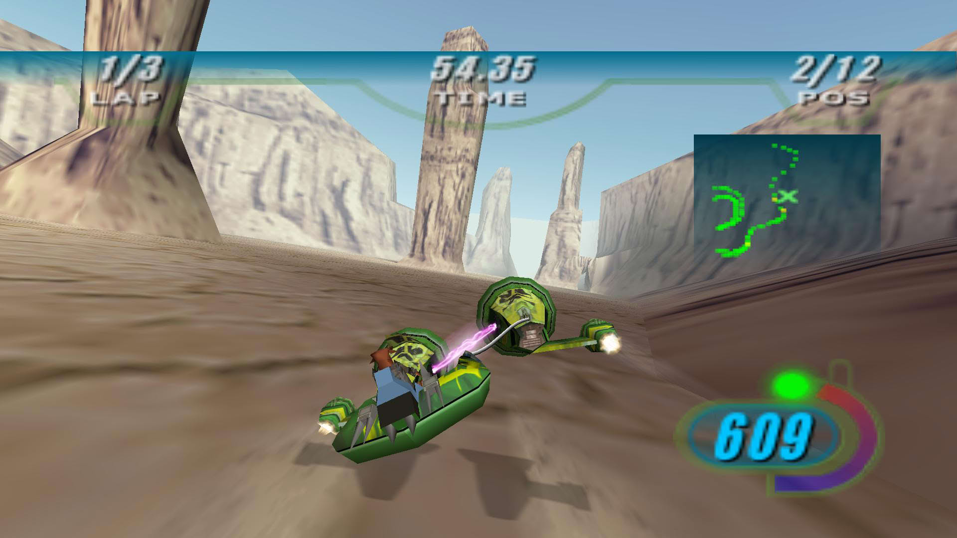 Screenshot for Star Wars: Episode I - Racer
