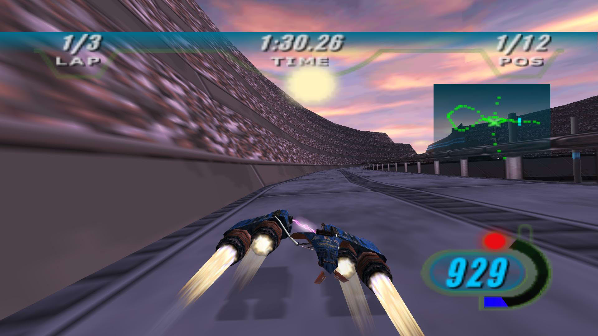 Screenshot for Star Wars: Episode I - Racer