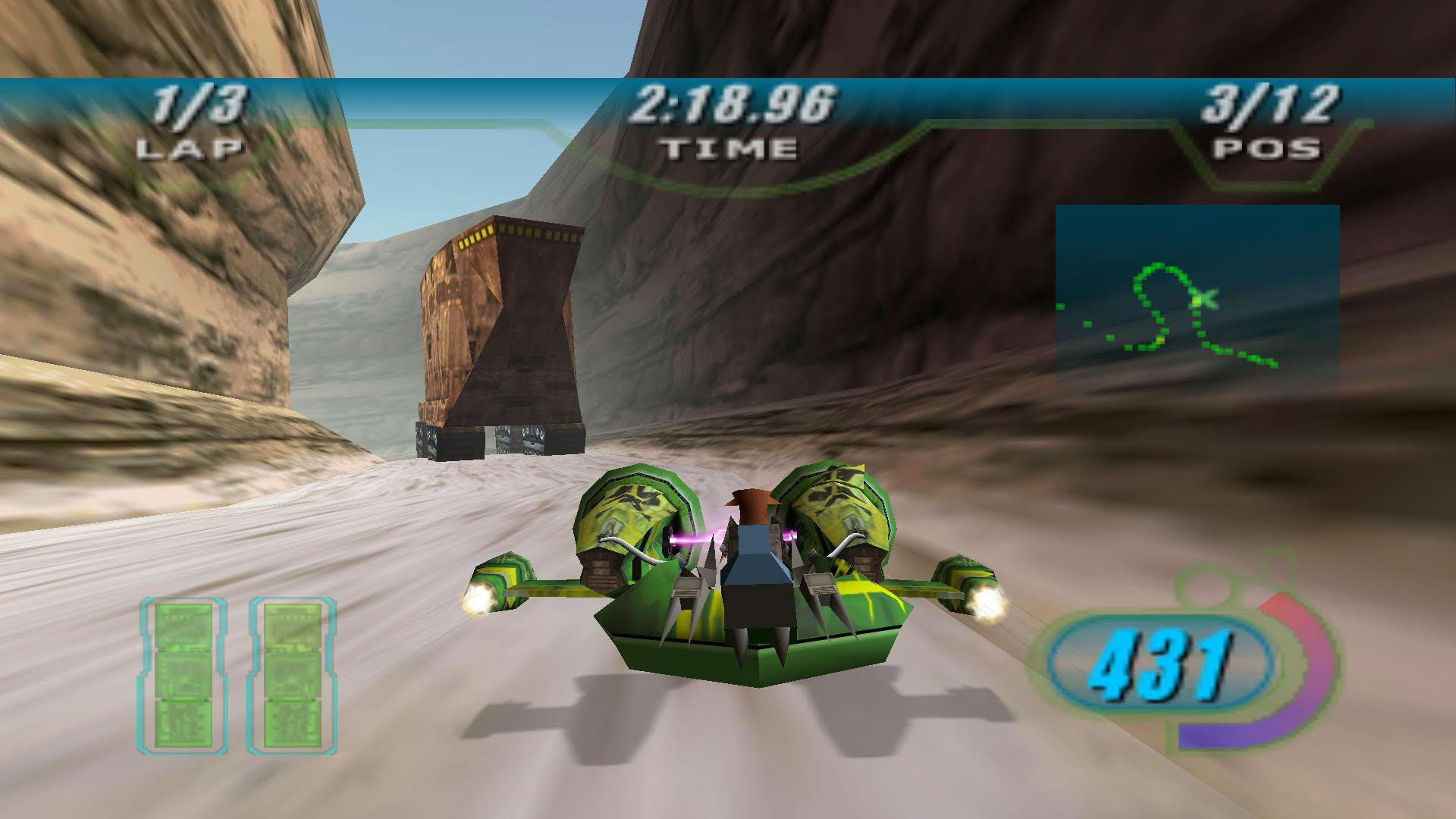 Screenshot for Star Wars: Episode I - Racer