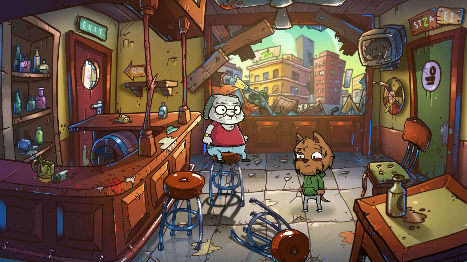 Screenshot for Scheming Through The Zombie Apocalypse: The Beginning
