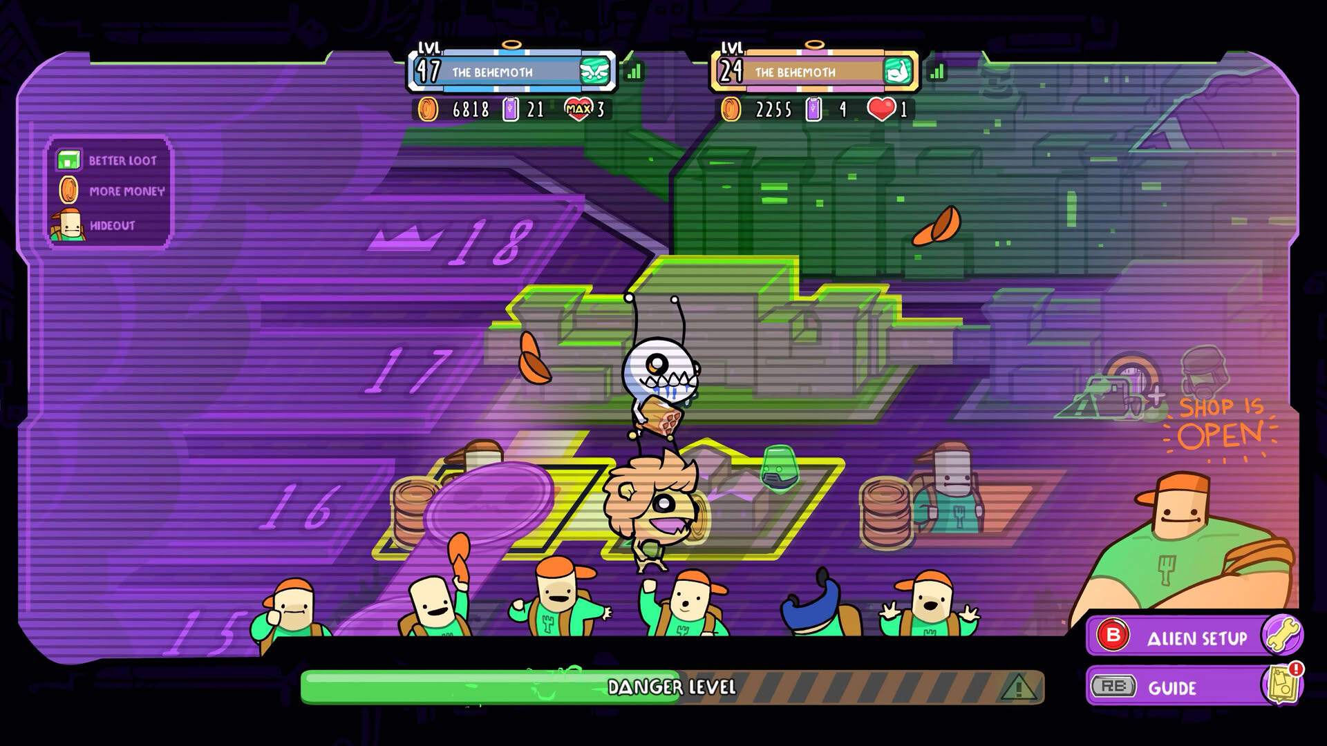 Screenshot for Alien Hominid Invasion