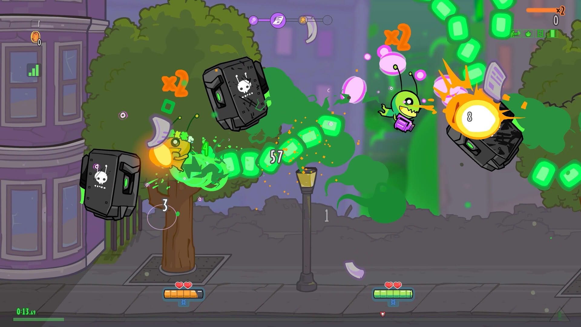 Screenshot for Alien Hominid Invasion