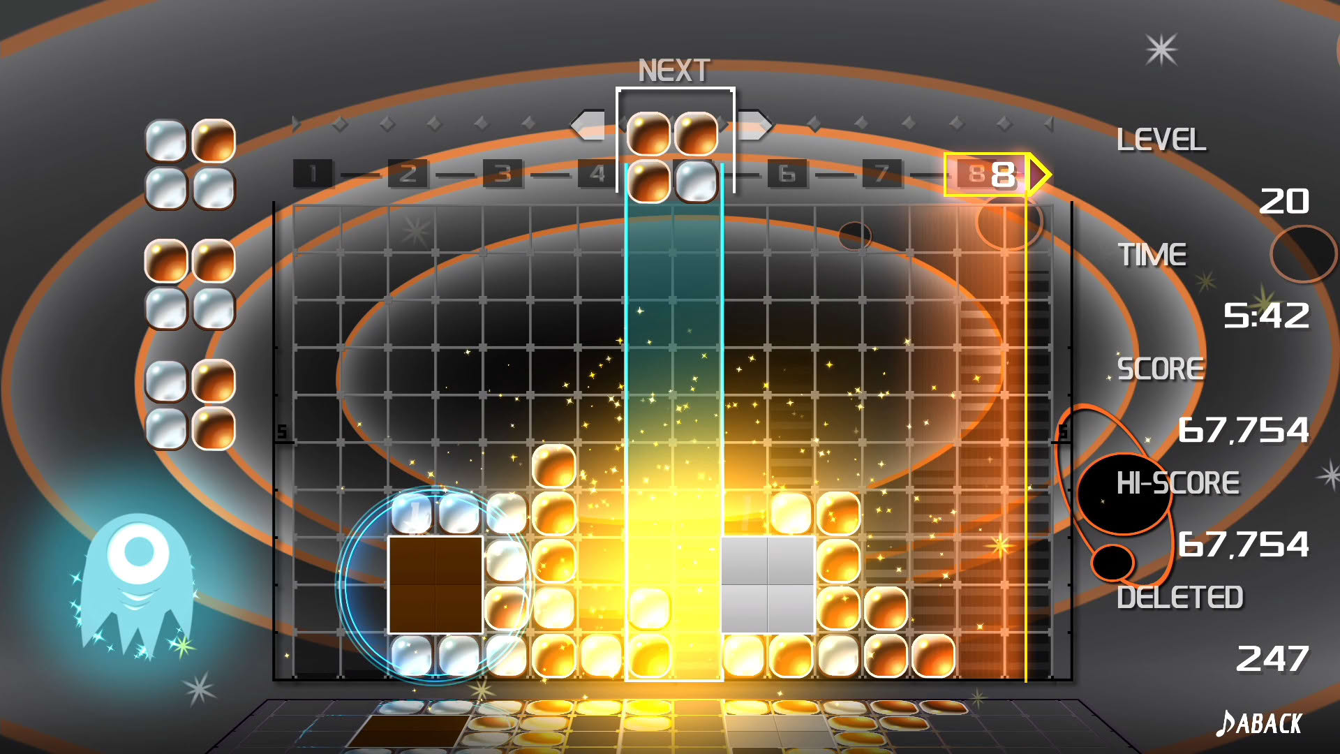Screenshot for Lumines Remastered