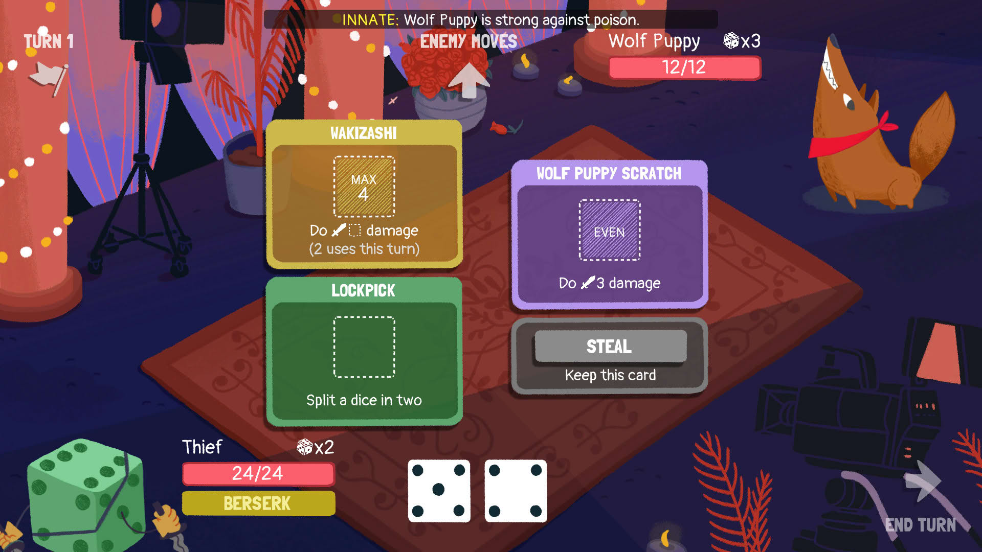 Screenshot for Dicey Dungeons
