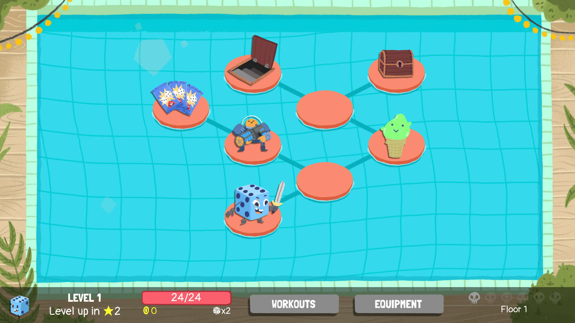 Screenshot for Dicey Dungeons