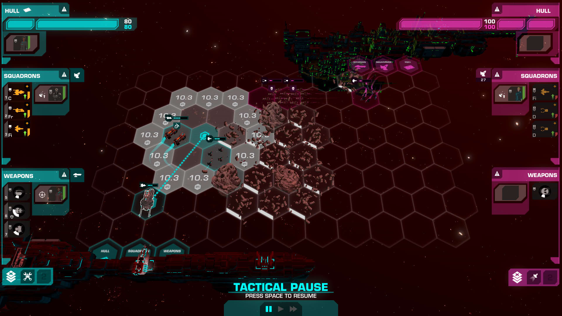 Screenshot for Crying Suns