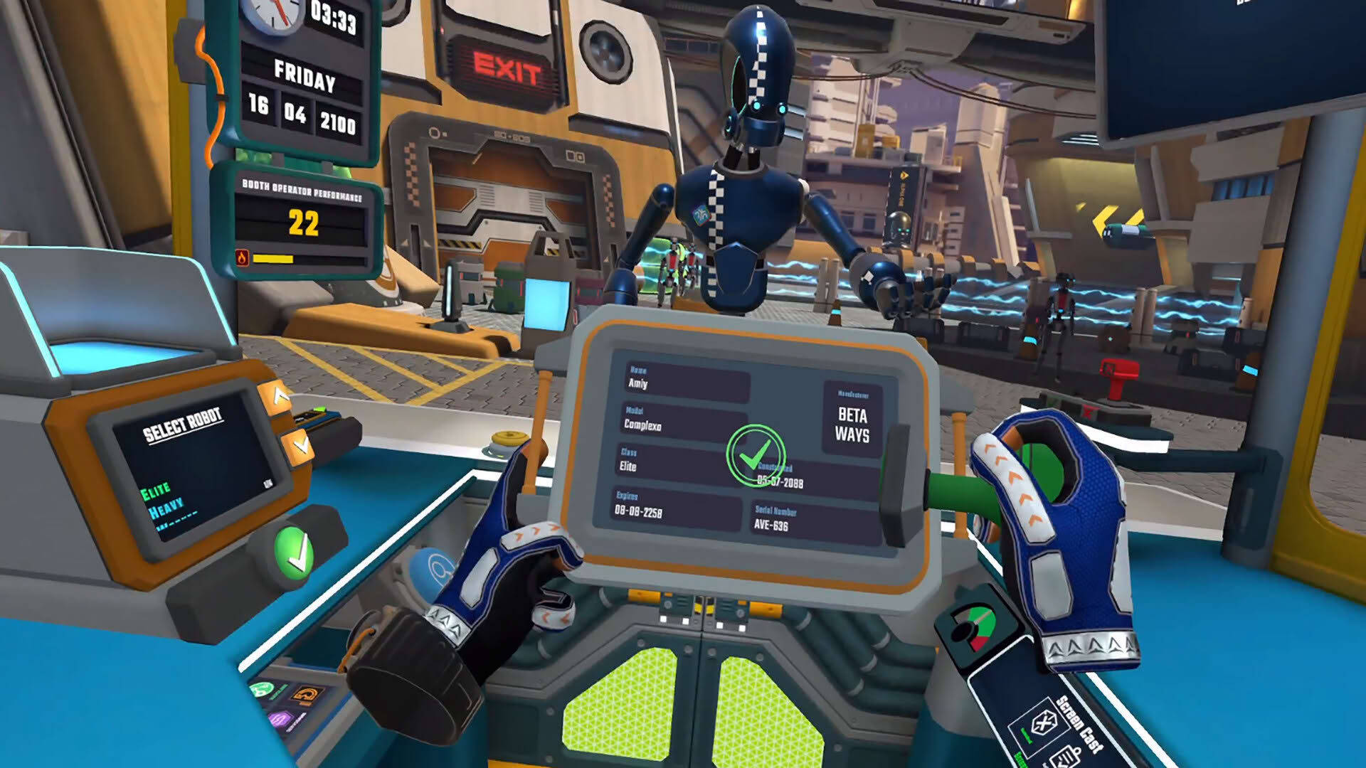 Screenshot for Border Bots VR