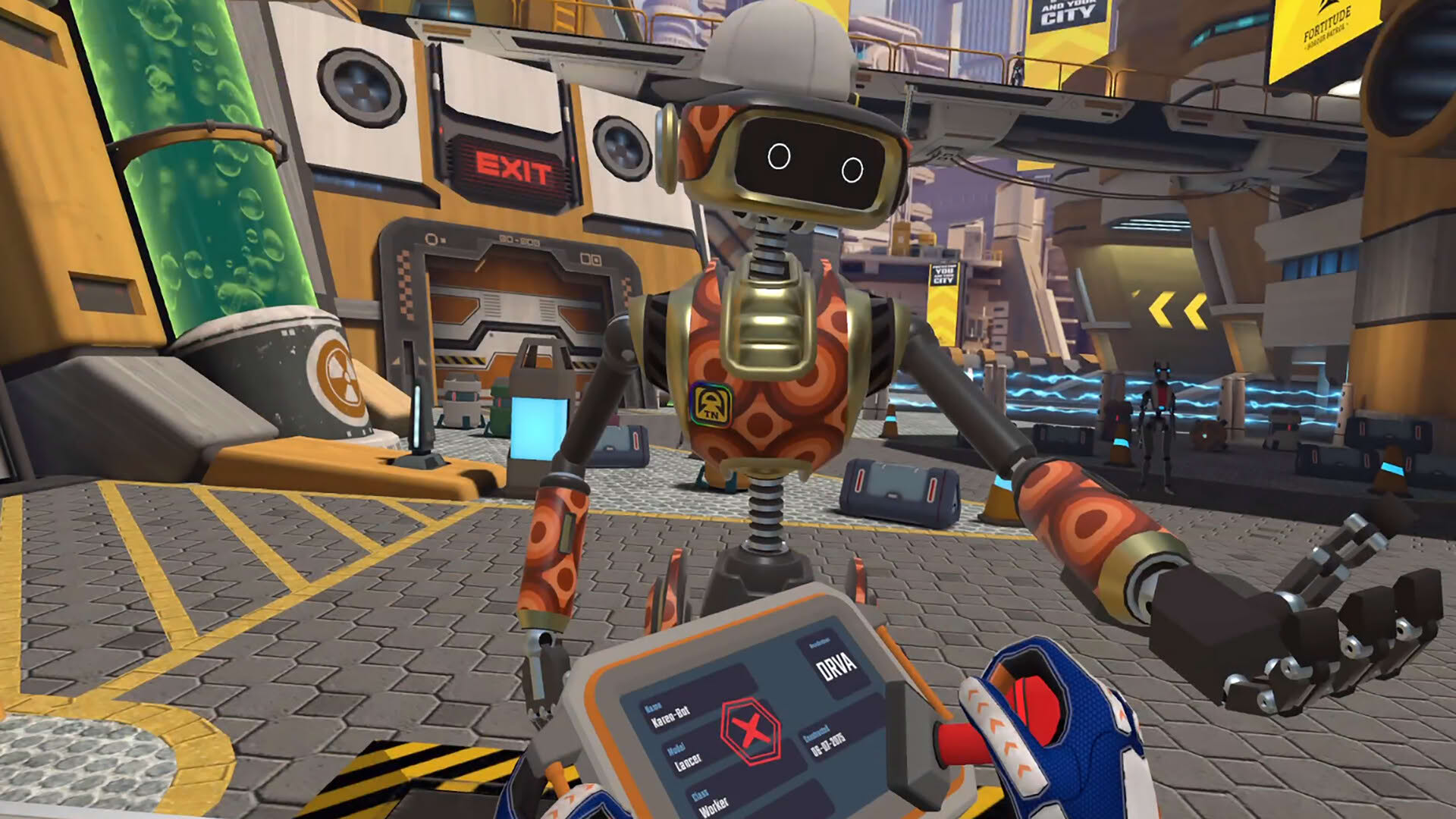 Screenshot for Border Bots VR