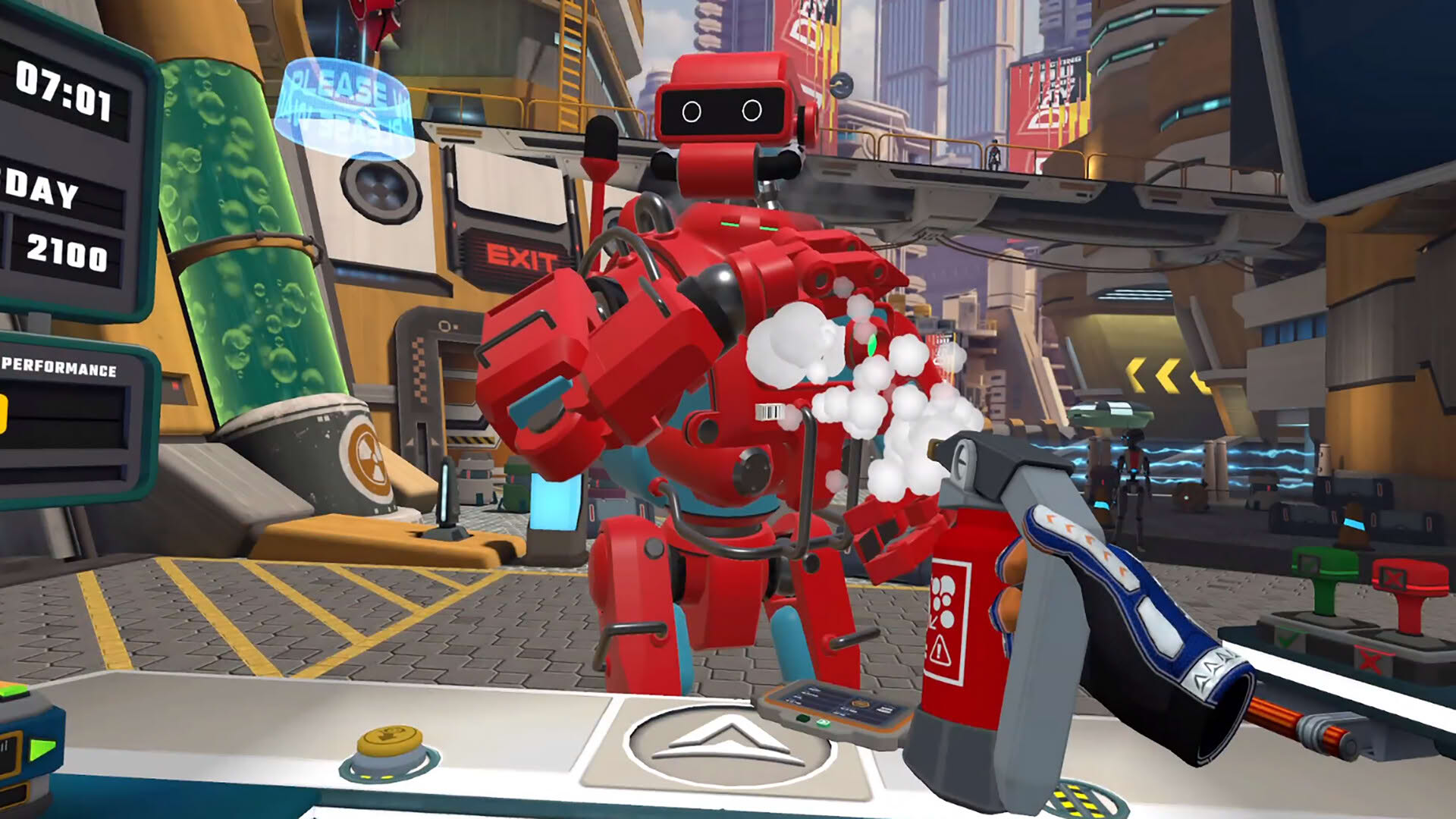 Screenshot for Border Bots VR