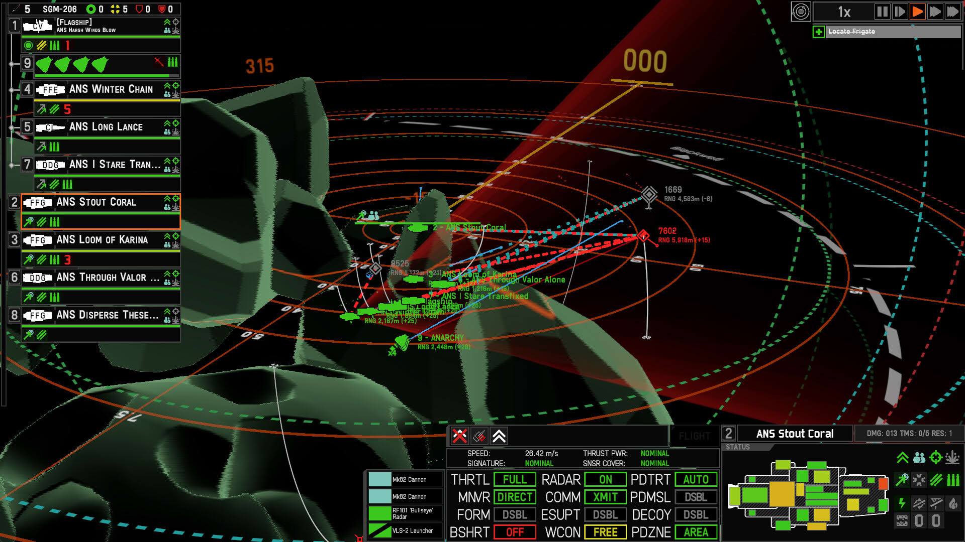 Screenshot for Nebulous: Fleet Command