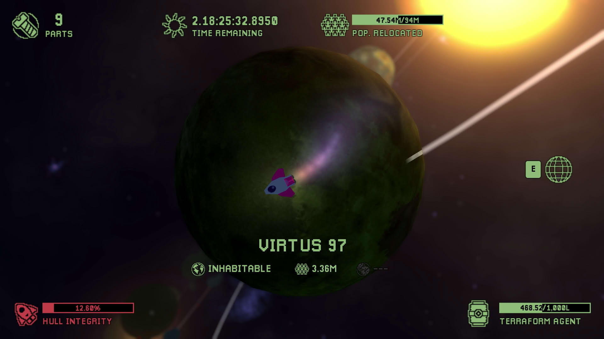 Screenshot for Cosmic Ray