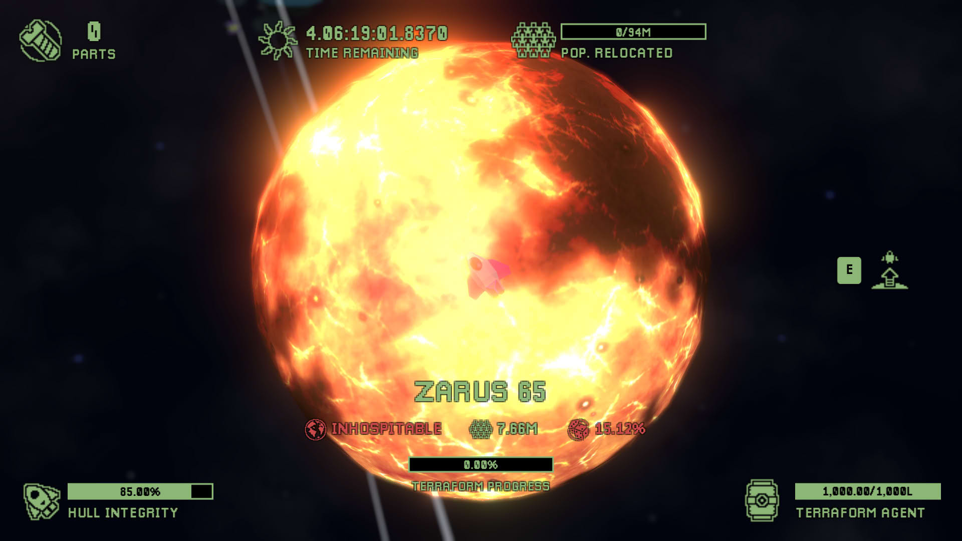 Screenshot for Cosmic Ray