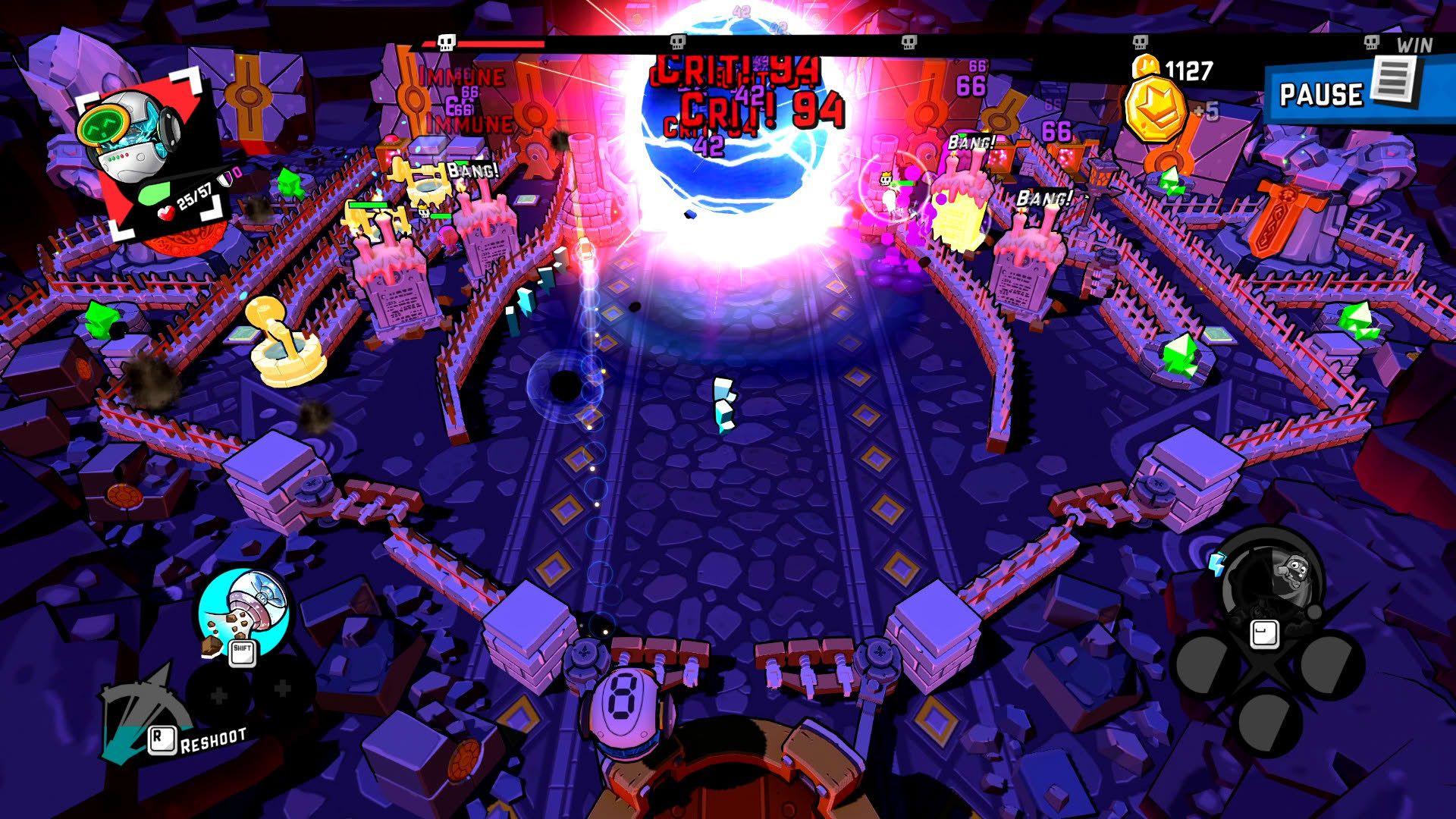 Screenshot for Zombie Rollerz: Pinball Heroes